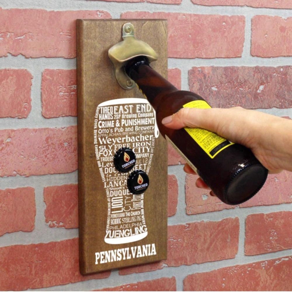 Magnetic bottle opener, Pennsylvania, Torched Products